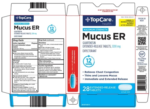 Topcare Mucus ER packaging