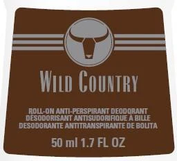 Wild CountryRoll-On Anti-Perspirant Deodorant packaging