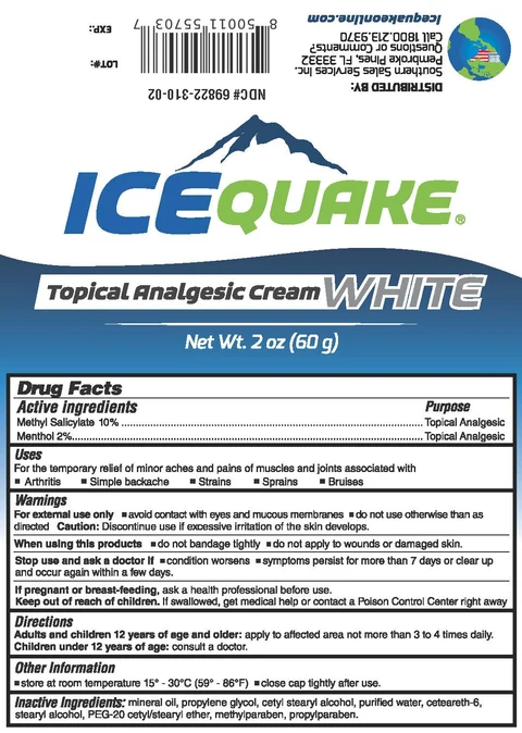 IceQuake Analgestic White 포장
