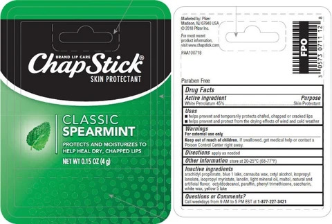 ChapStick Classic Spearmint 포장