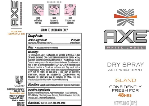 AxeIsland Antiperspirant 포장