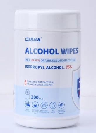 ALCOHOL WIPES 포장
