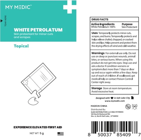 White Petrolatum packaging