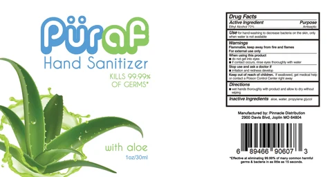 Hand Sanitizer packaging
