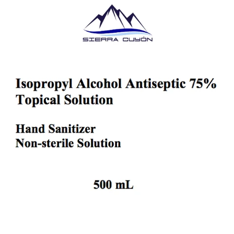 Hand Sanitizer packaging