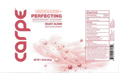 UnderarmPlus Perfecting Velvet Bloom 포장
