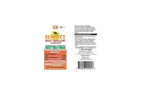 Sunsect Insect Repellent Sunscreen 포장