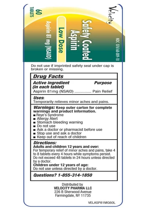 Aspirin 포장