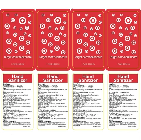 Hand Sanitizer packaging