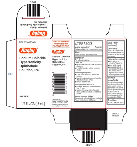 Sodium Chlorode Hypertonicity Ophthalmic Solution 포장