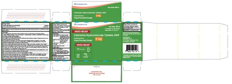 Cetirizine Hydrochloride (Hives Relief) 포장
