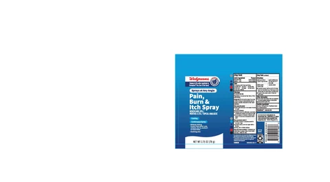 Walgreens Pain Burn Itch Relief packaging