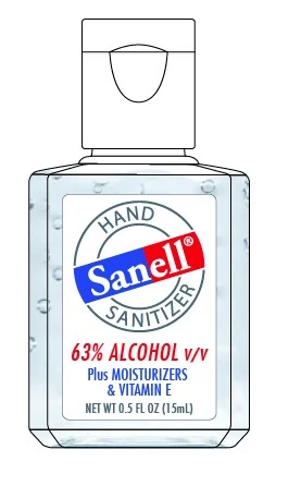Sanell Hand Sanitizer 포장