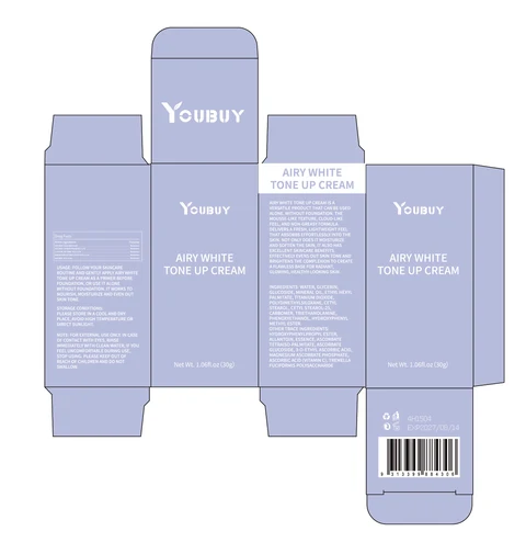 YOUBUY Airy White Tone Up Cream packaging
