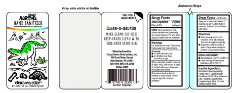 Crazy Aarons Hand Sanitizer 68% Alcohol 포장