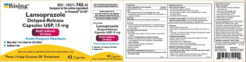 Lansoprazole packaging
