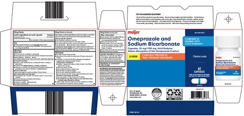 omeprazole and sodium bicarbonate 포장
