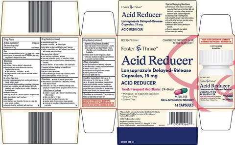 foster and thrive acid reducer packaging