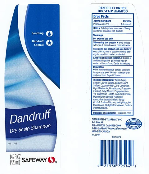 SAFEWAYDANDRUFF DRY SCALP 포장
