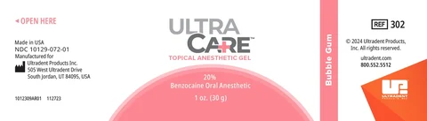 UltraCare Anesthetic Gel 포장