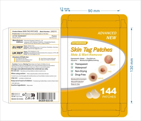Skin tag patches packaging
