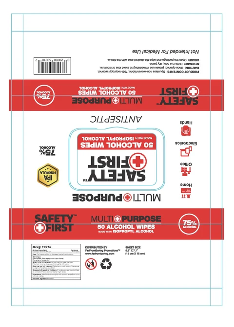 ISOPROPYL ALCOHOL WIPES packaging