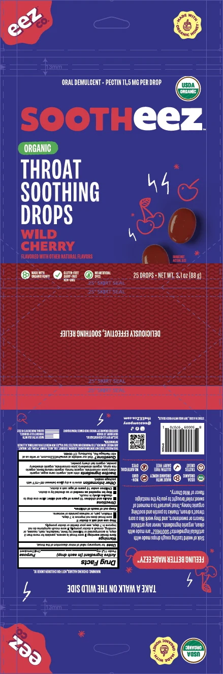Sootheez Organic Wild Cherry packaging