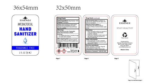 Hand Sanitizer 포장