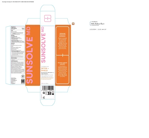 Sunsolve MD Detox and Shield 포장