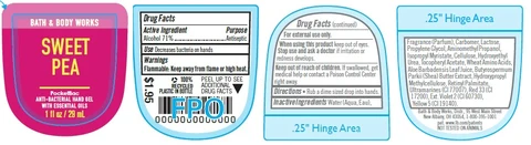 Anti-Bacterial Hand Sweet Pea 포장