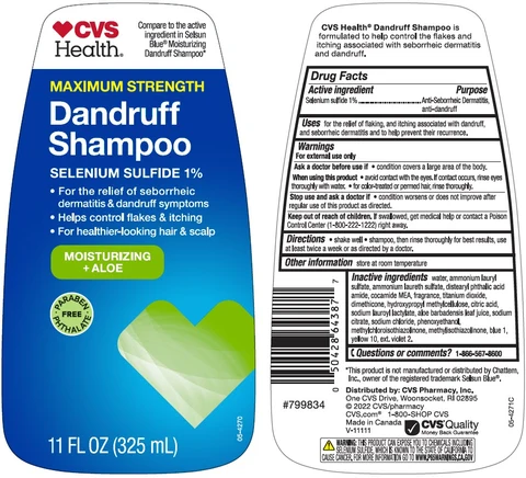 CVS Health MAXIMUM STRENGTH DandruffAnti-Seborrheic Dermatitis, anti-dandruff 포장