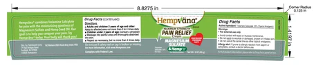 Hempvana Maximum Strength Pain Relief Cream 10% Trolamine Salicylate 포장