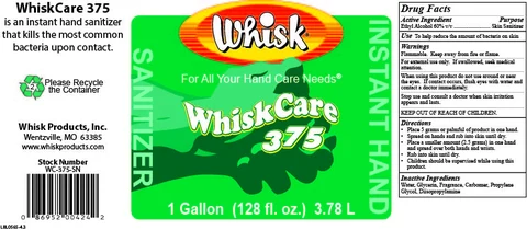 WhiskCare 375 packaging