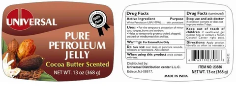 UNIVERSAL PURE PETROLEUM COCOA BUTTER SCENTED 포장