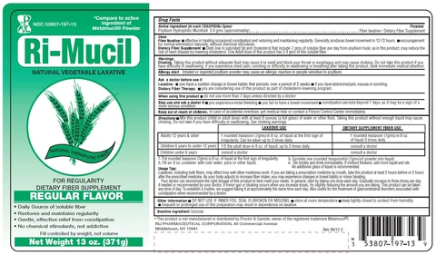 Ri Mucil packaging