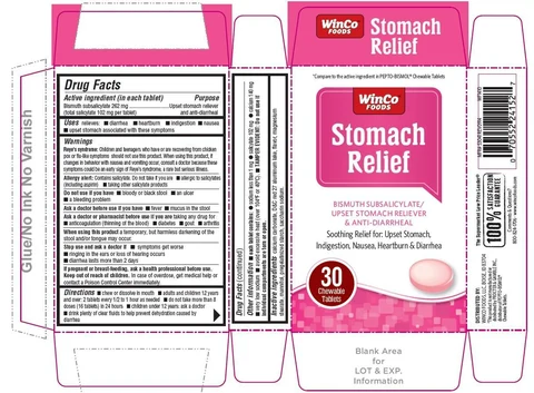 Stomach Relief packaging