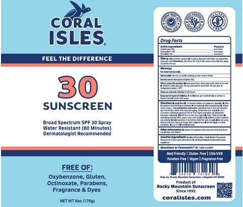 Sunscreen SPF 30 포장