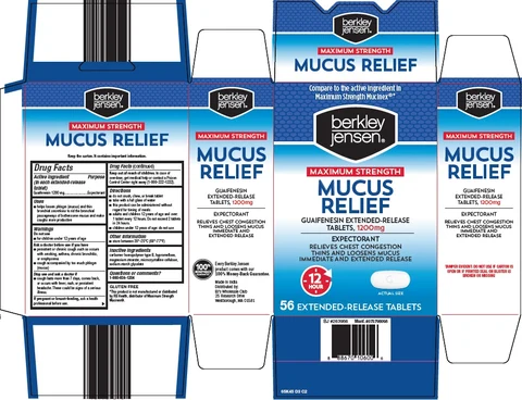 berkley and jensen mucus relief 포장