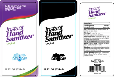 Instant Hand Sanitizer Original packaging