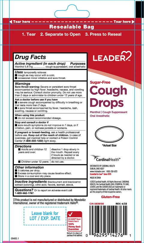 Sugar Free Cough Drops Black Cherry 포장
