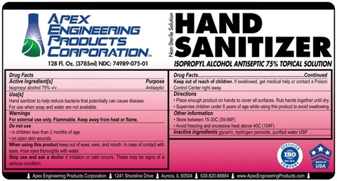 Hand Sanitizer packaging