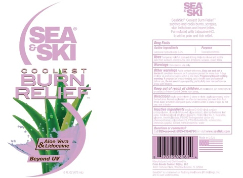 Burn Relief Gel packaging