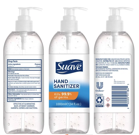 1000ml label