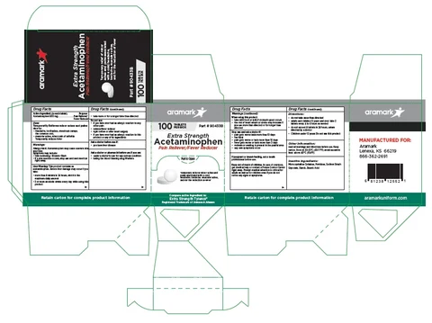 Aramark Extra Strength Acetaminophen 포장