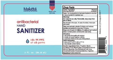 Antibacterial Hand Sanitizer 포장
