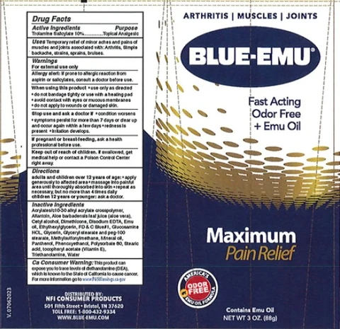 Blue-Emu Maximum Pain Relief 포장