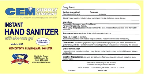 INSTANT HAND SANITIZER 포장