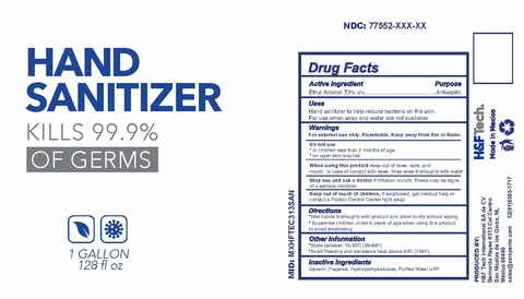 Hand Sanitizer packaging