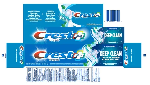 Crest Complete plusWhitening Deep Clean 포장