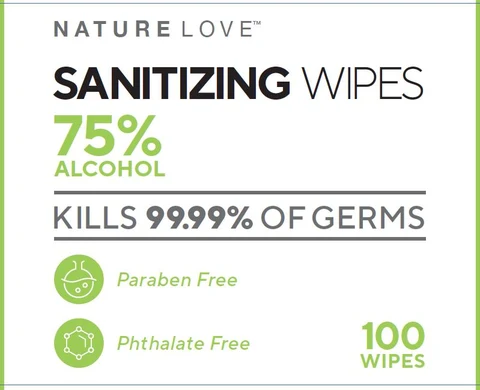 HAND SANITIZER WIPES 포장
